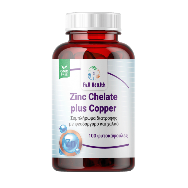 ZINC CHELATE PLUS COPPER, 100 Caps